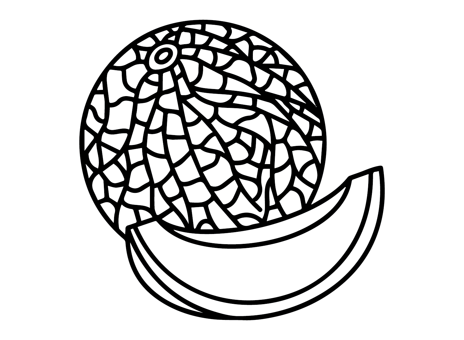 Casaba Melon Coloring Page Free Printable Coloring Pages