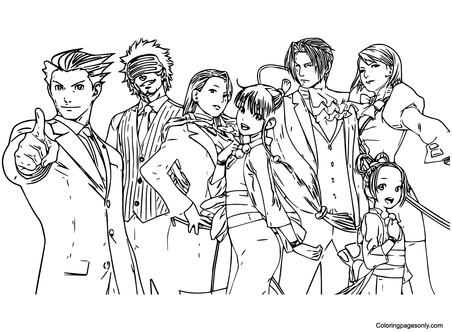Personages Ace Attorney van Ace Attorney