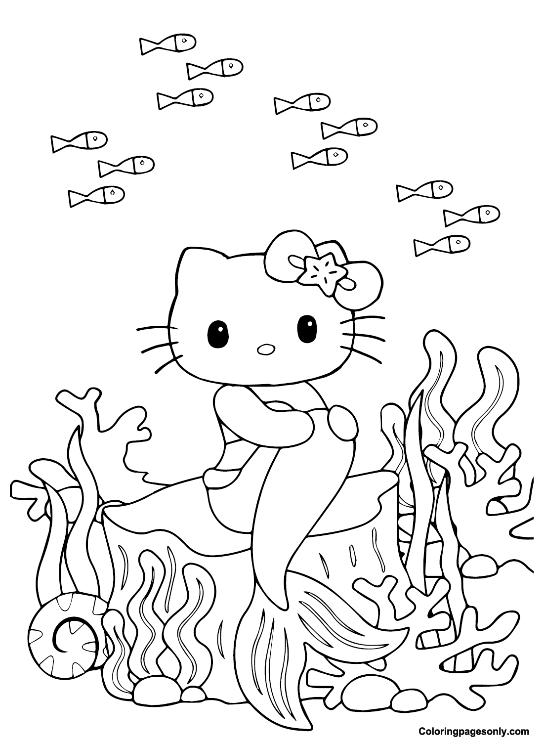 Bezaubernde Hello Kitty Meerjungfrau von Hello Kitty Mermaid