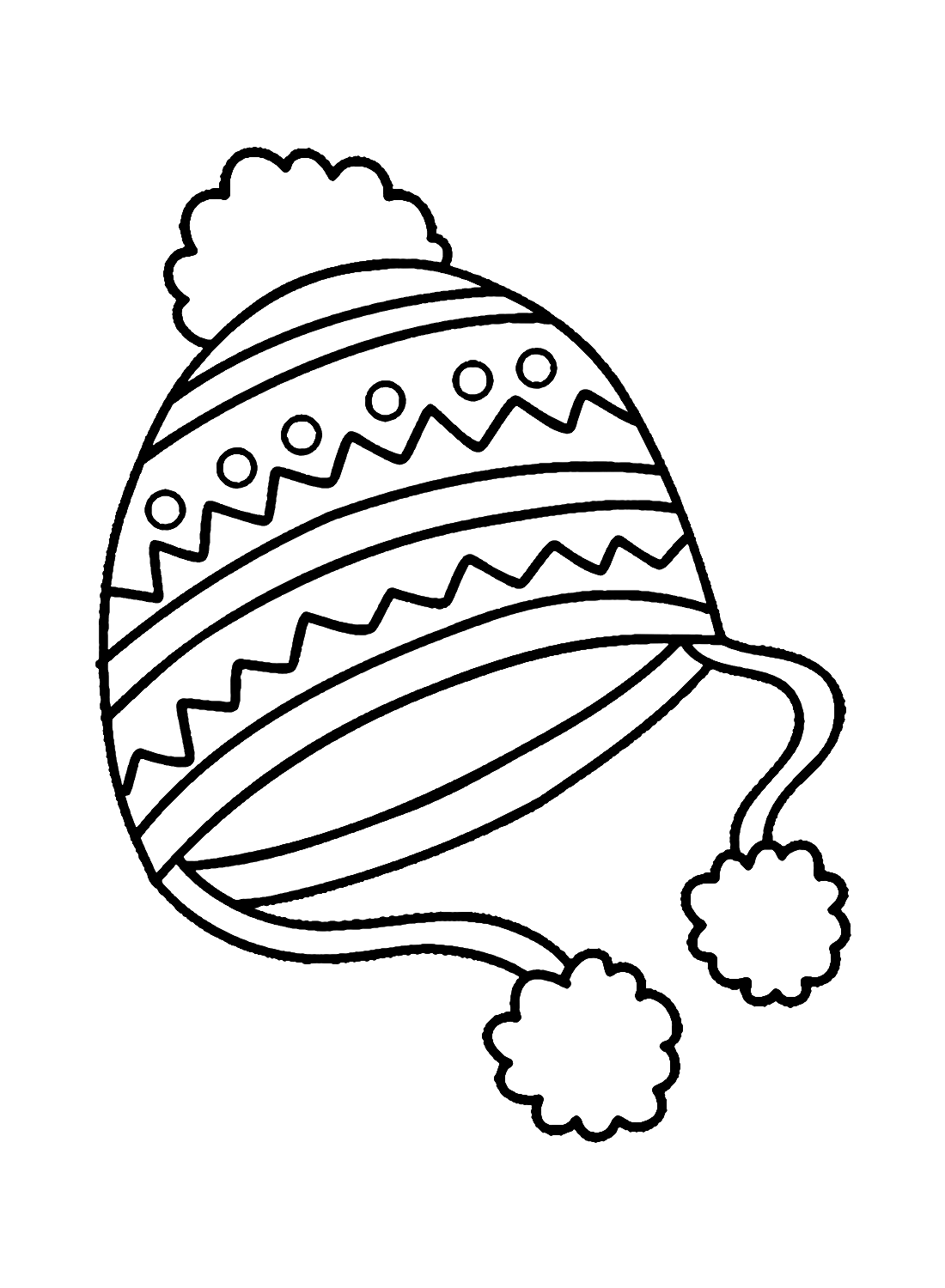 Bonnet tricoté de Noël de Hat