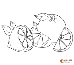 Citrus-fruits Coloring Pages
