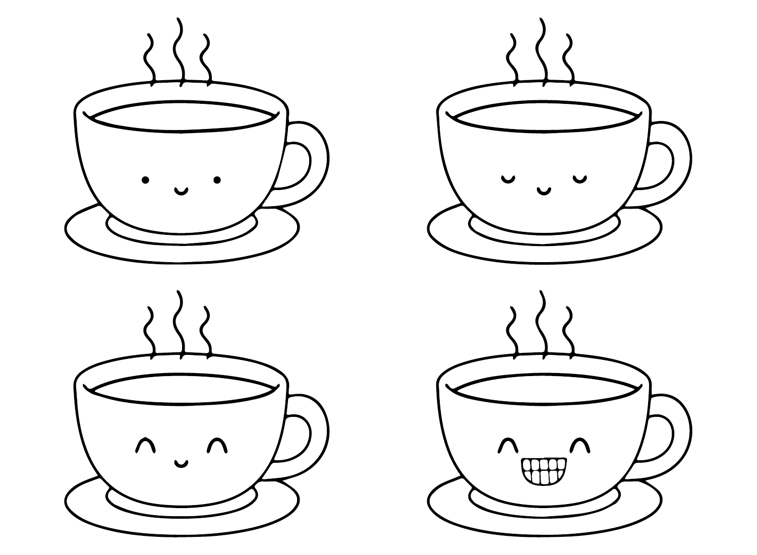 Кофейный кавай из Coffee
