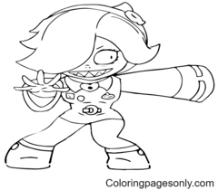 Colette Brawl Stars Coloring Pages