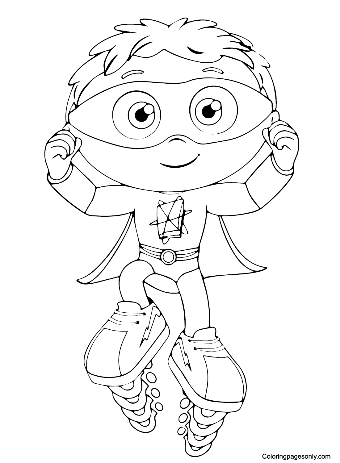 Cool Super Why Coloring Page