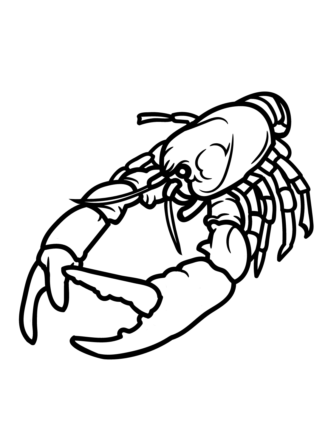Crawfish Pictures Coloring Page