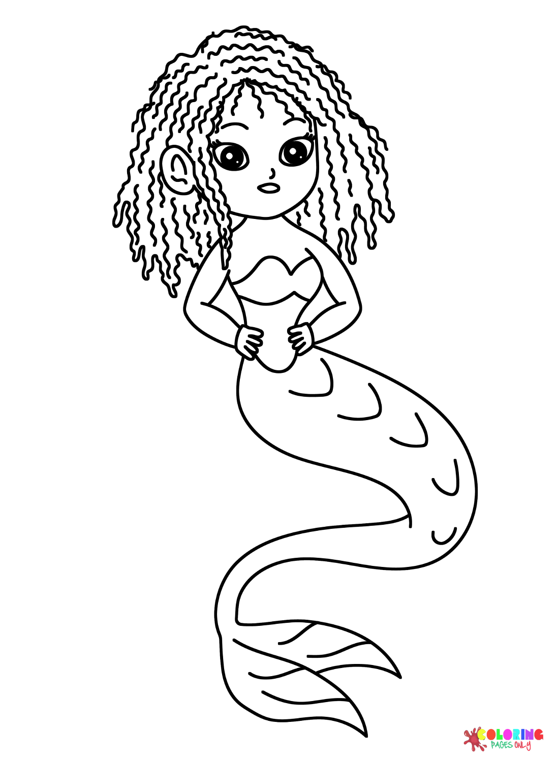 Süße Meerjungfrau mit Dreadlocks-Haaren von Dreadlocks