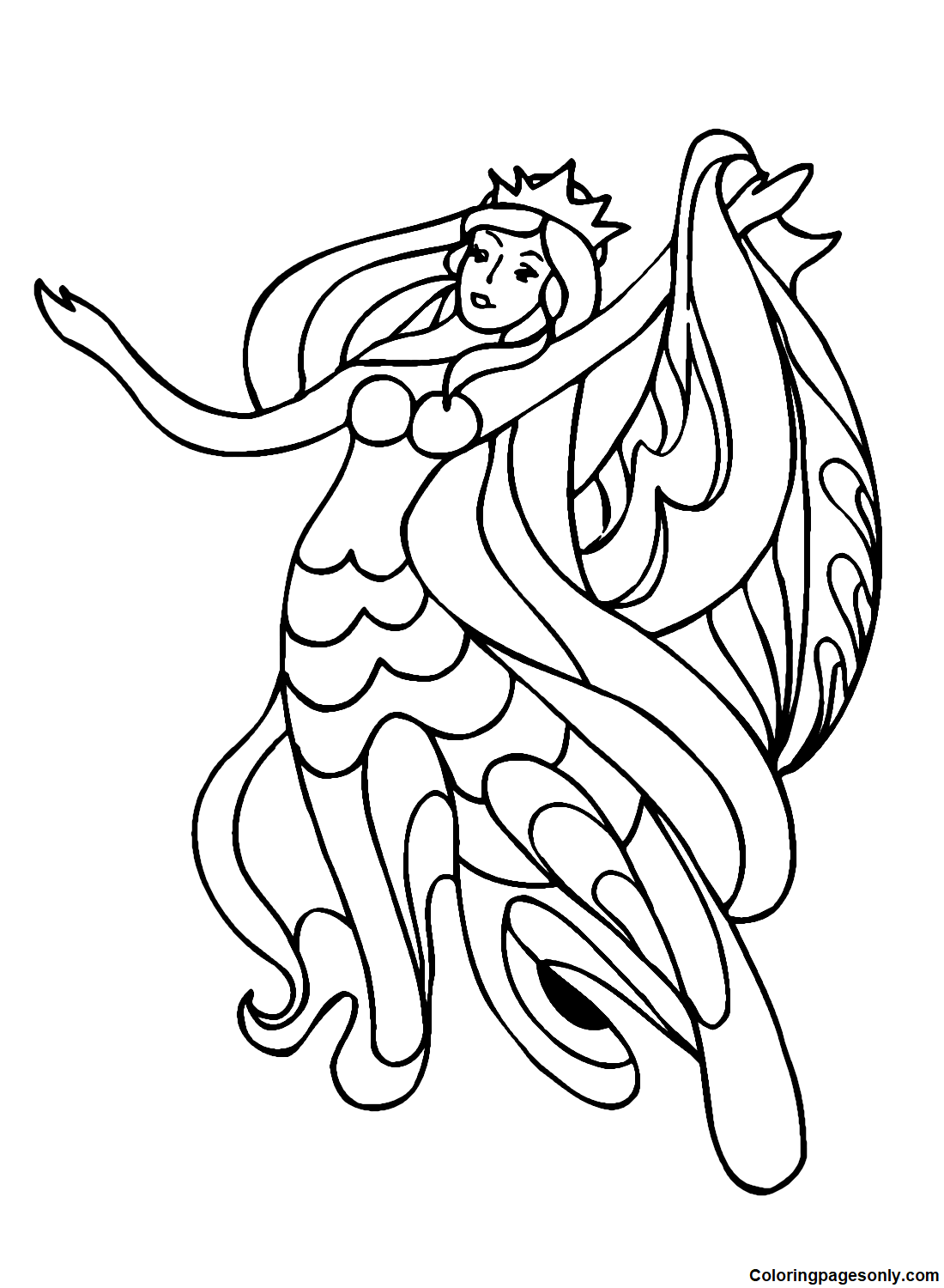 Dancing Images Coloring Page