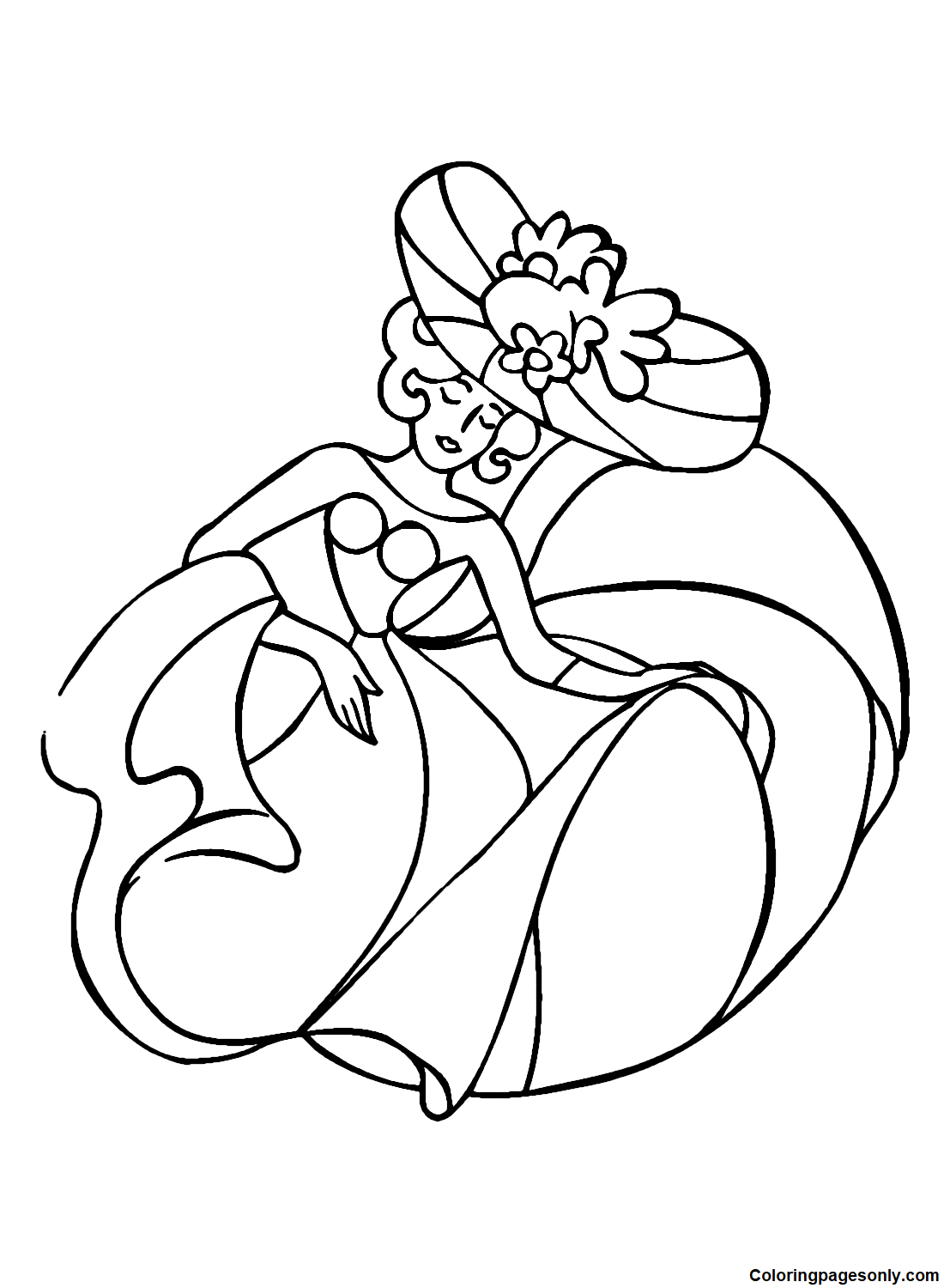 Dancing Pictures Coloring Page