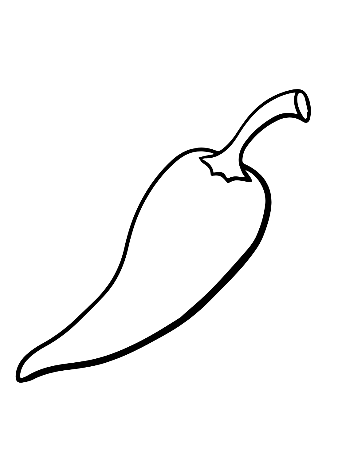 Disegnare il peperoncino dal peperoncino