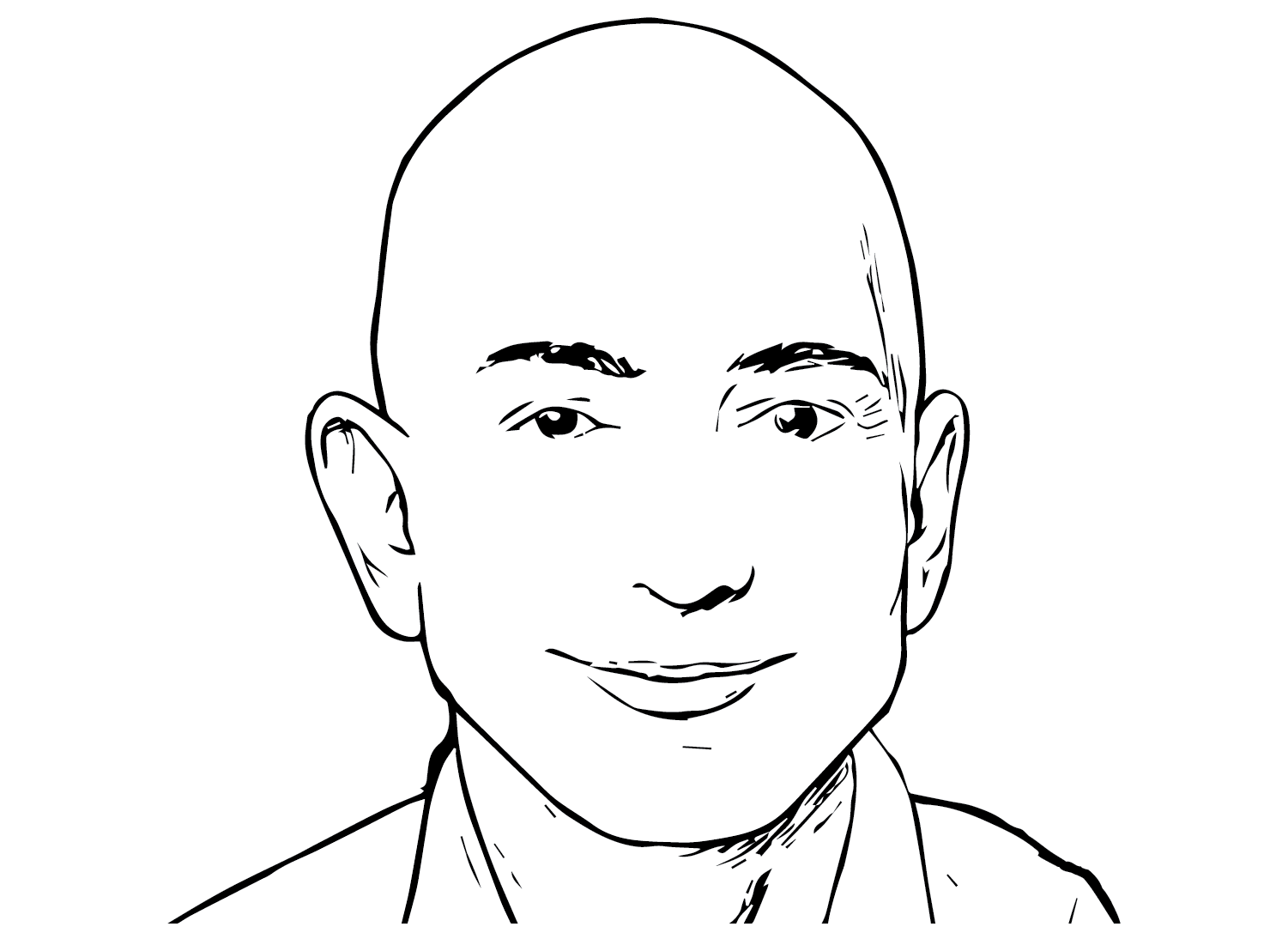 Tekening Jeff Bezos van Jeff Bezos