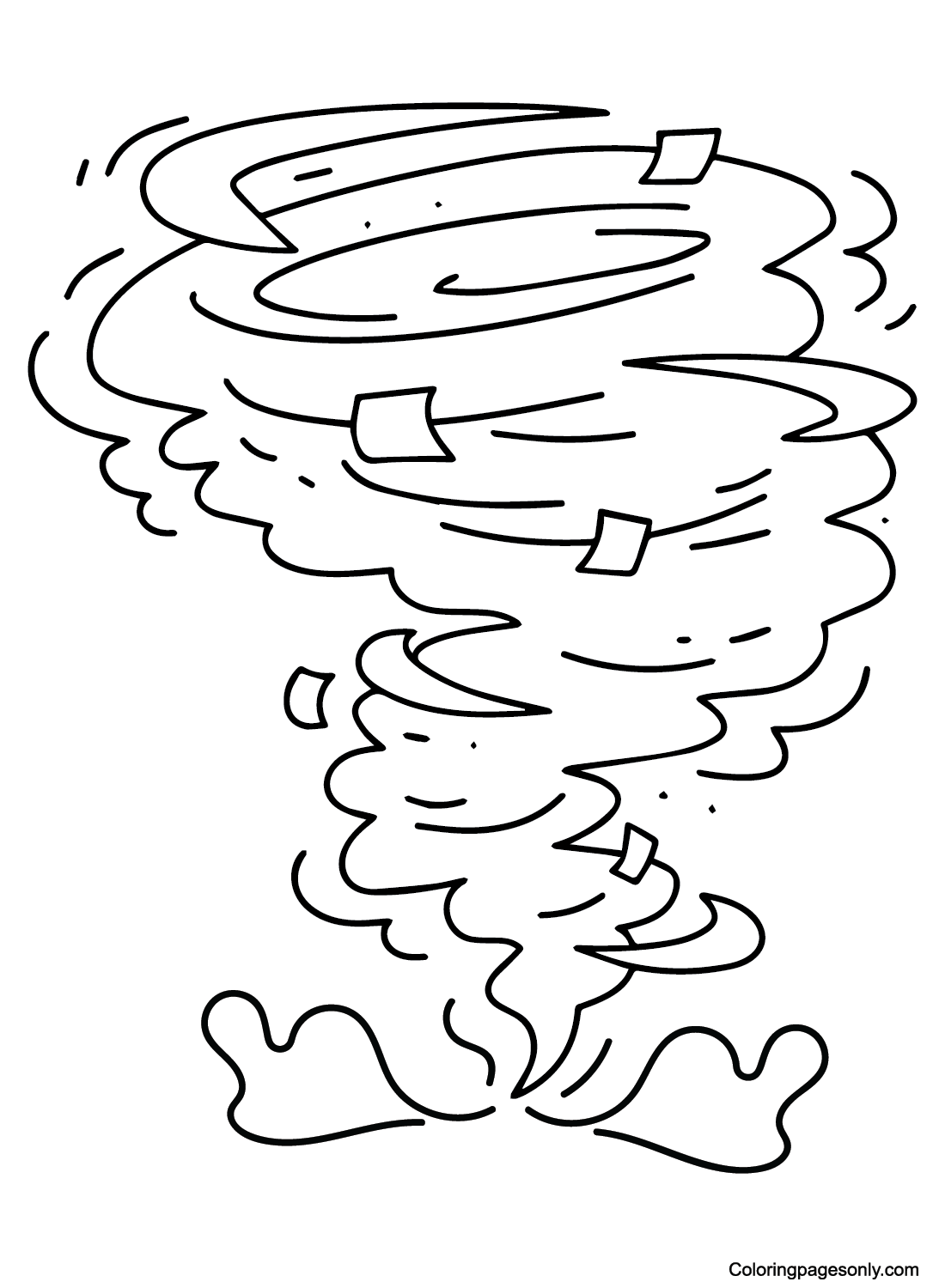 Tornado aus Tornado zeichnen