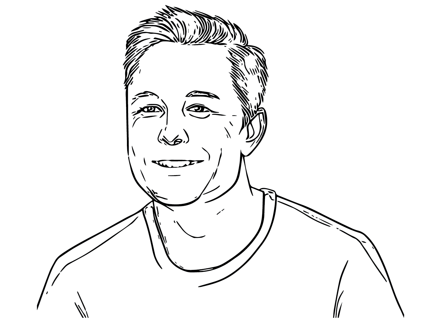 Elon Musk for Kids Coloring Page