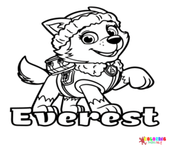 Everest Paw Patrol Coloring Pages