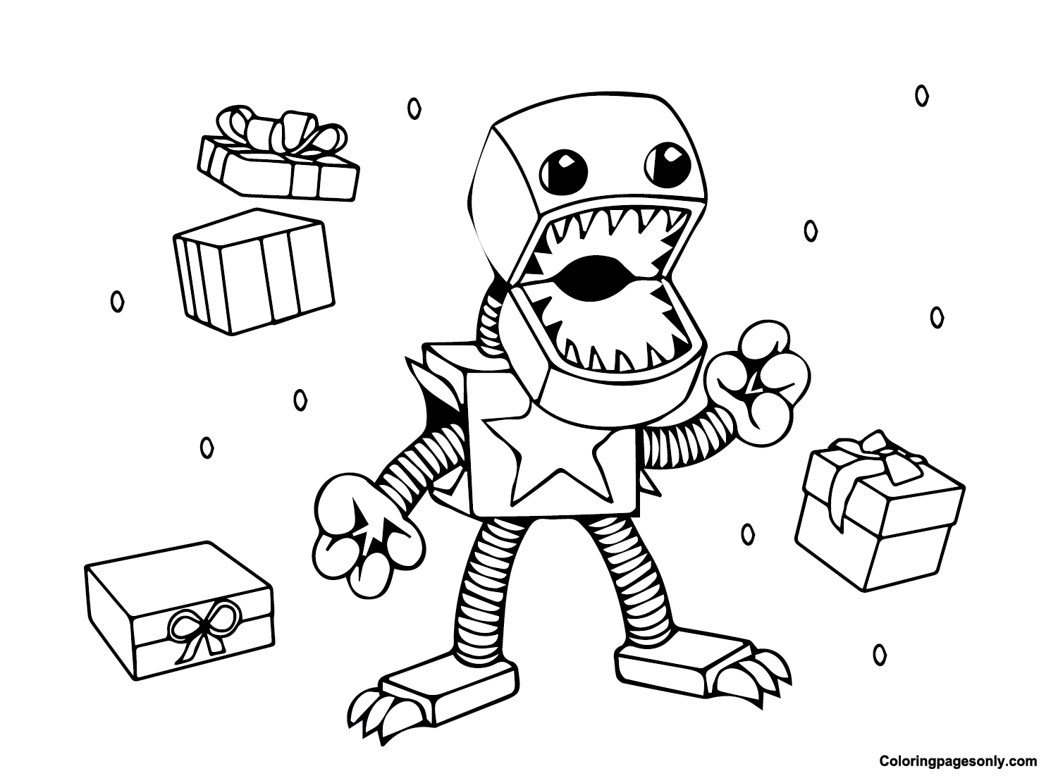Printable Boxy Boo Coloring Page Free Printable Coloring Pages