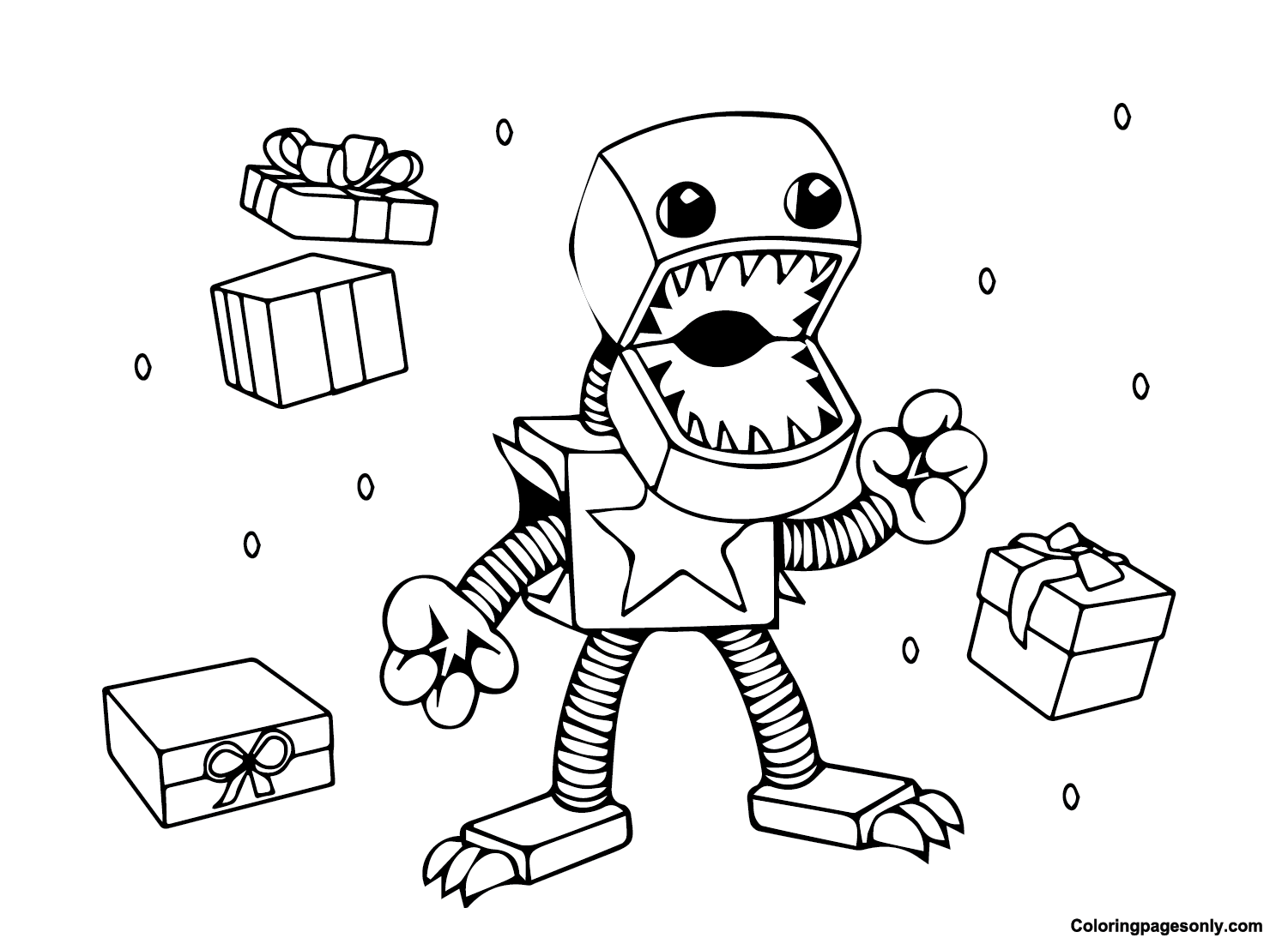 Desenhos para colorir de Boxy Boo grátis - Desenhos para colorir