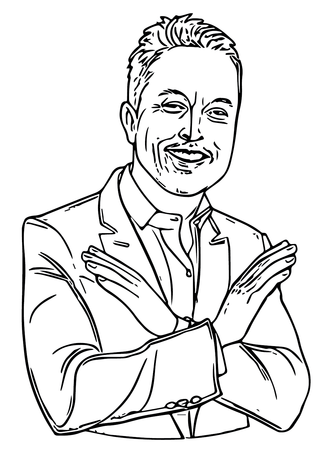 Free Elon Musk Coloring Pages