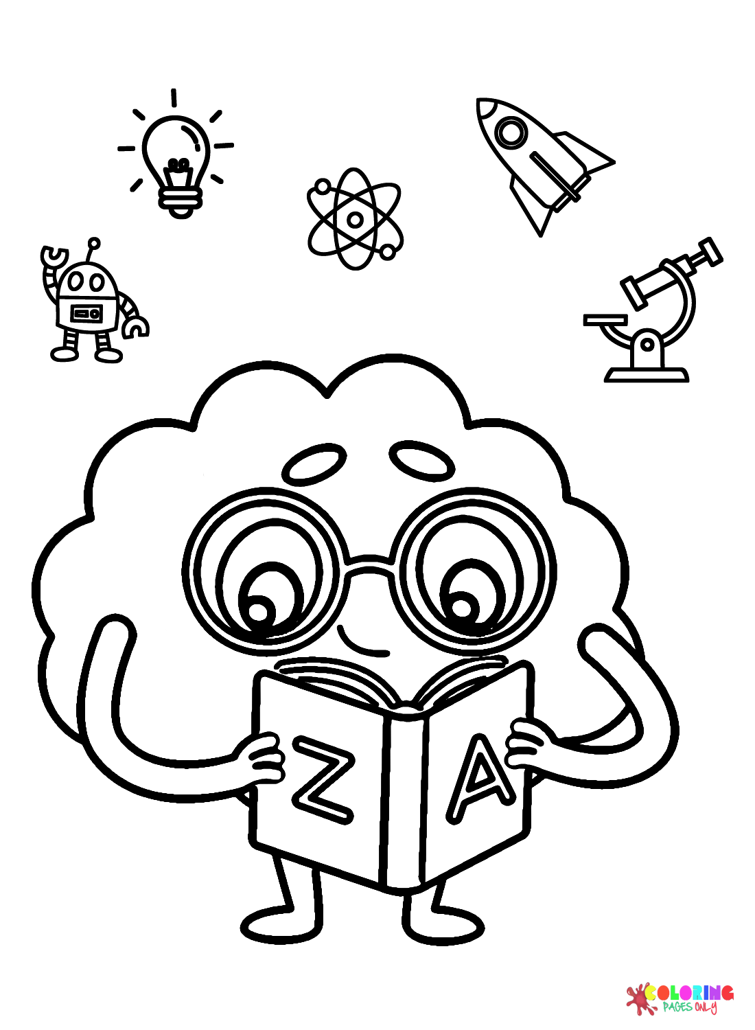 Free Intellectual Pictures Coloring Page