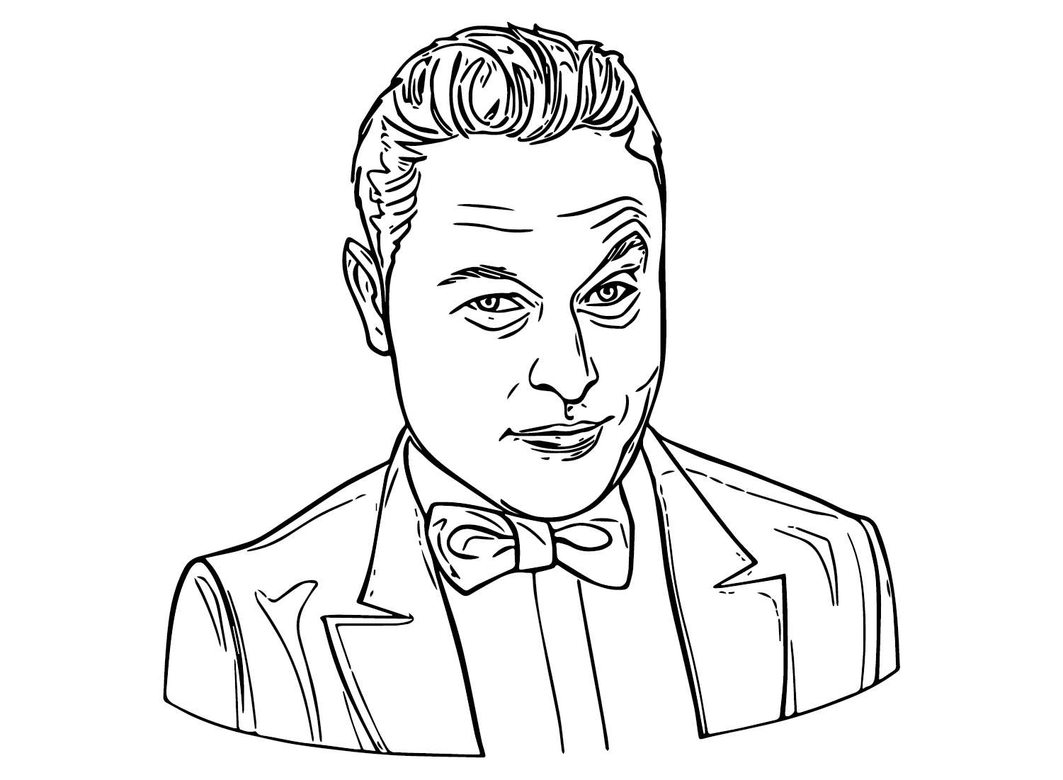 Free Printable Elon Musk Coloring Pages
