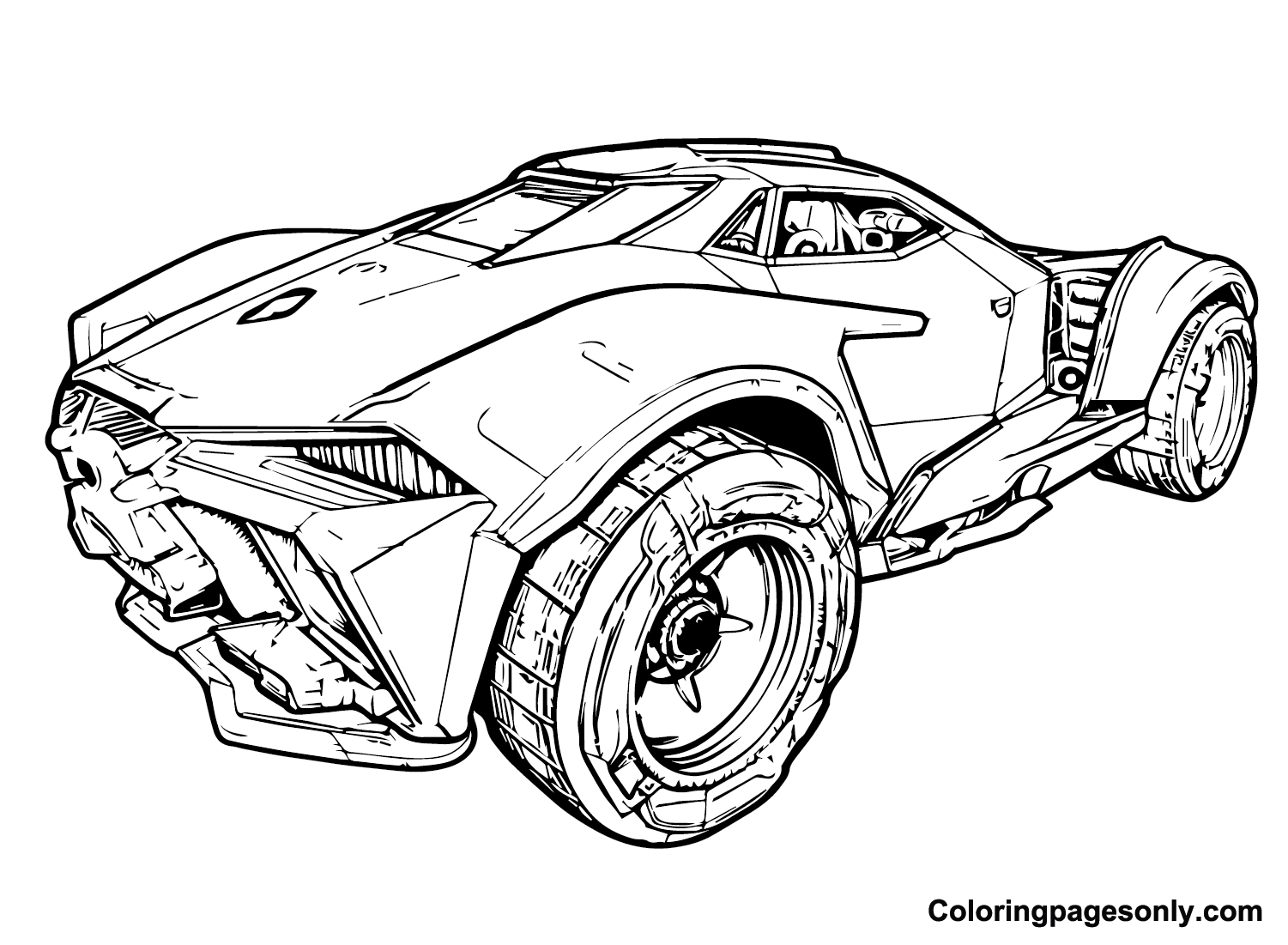 Free Printable Rocket League Coloring Pages