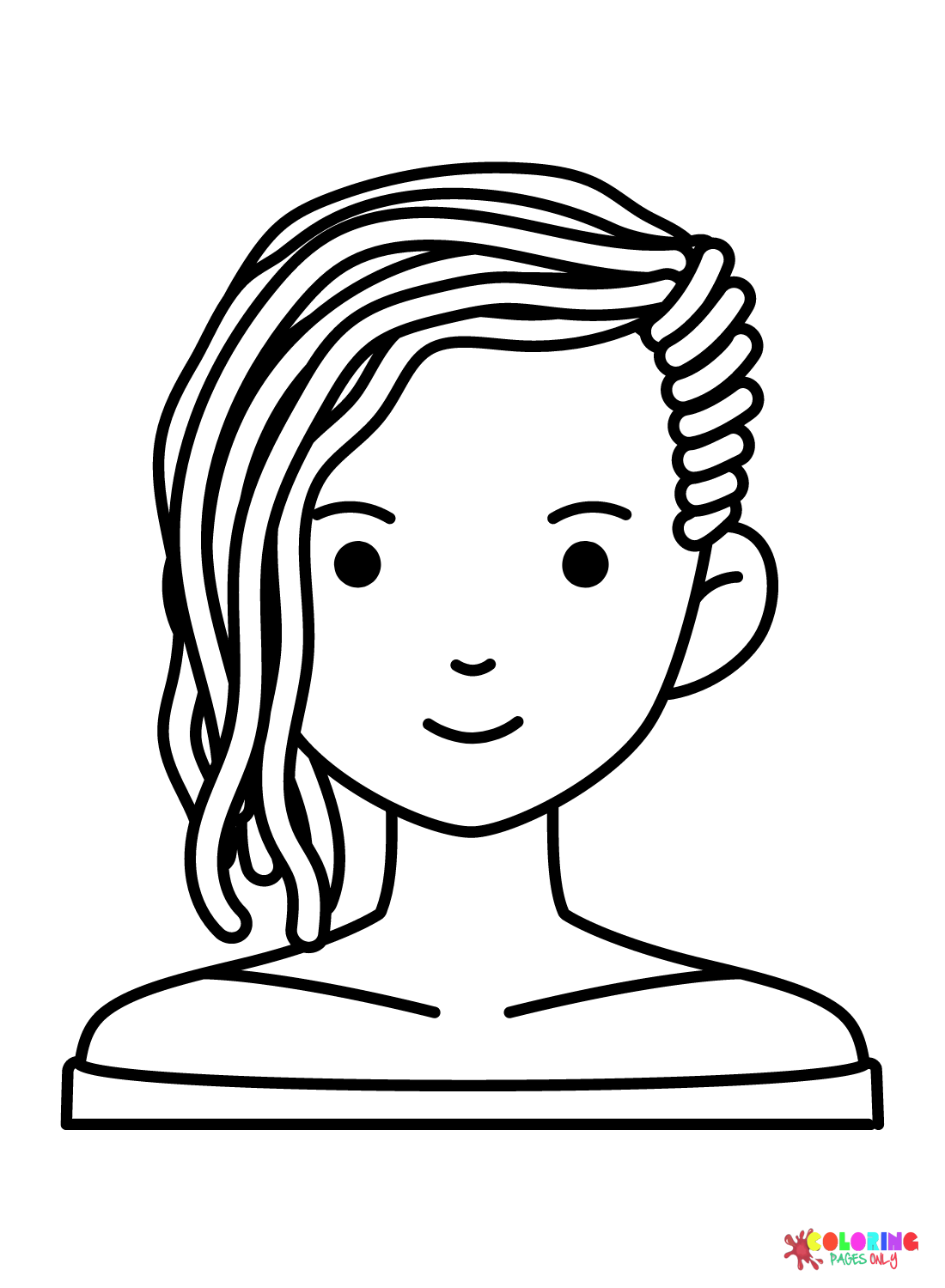 Девушка с дредами Волосы из дредов