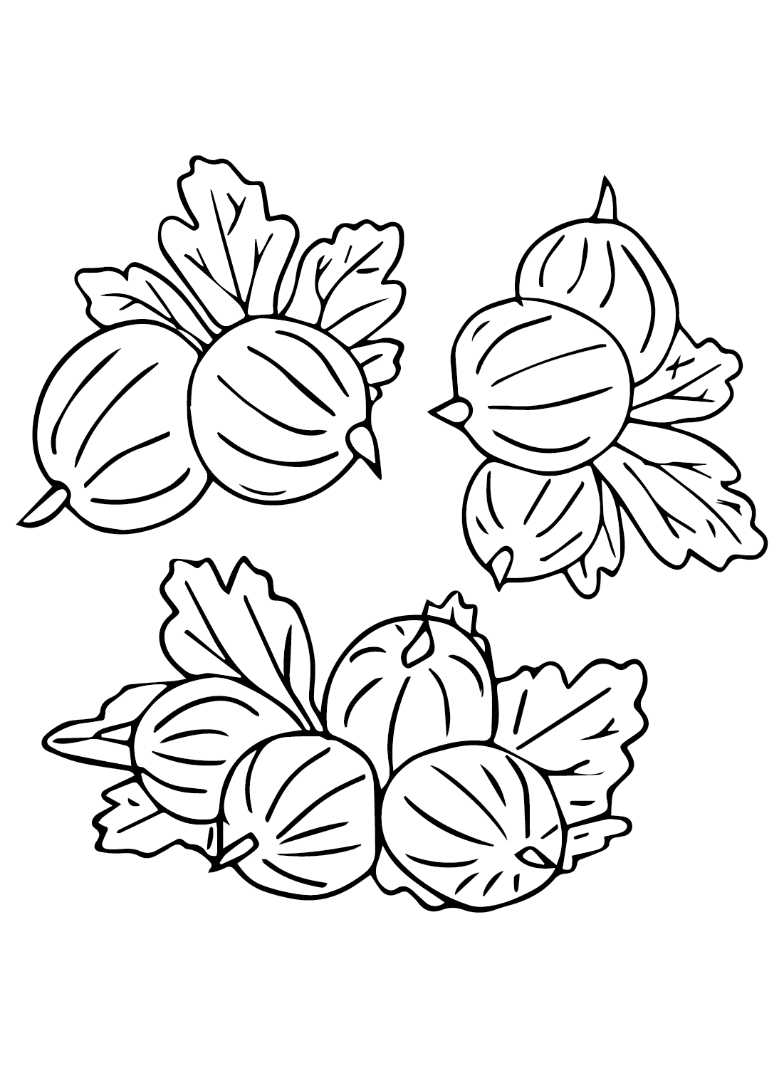 Gooseberries Coloring Page