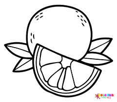 Grapefruit Coloring Pages