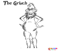 Grinch Coloring Pages