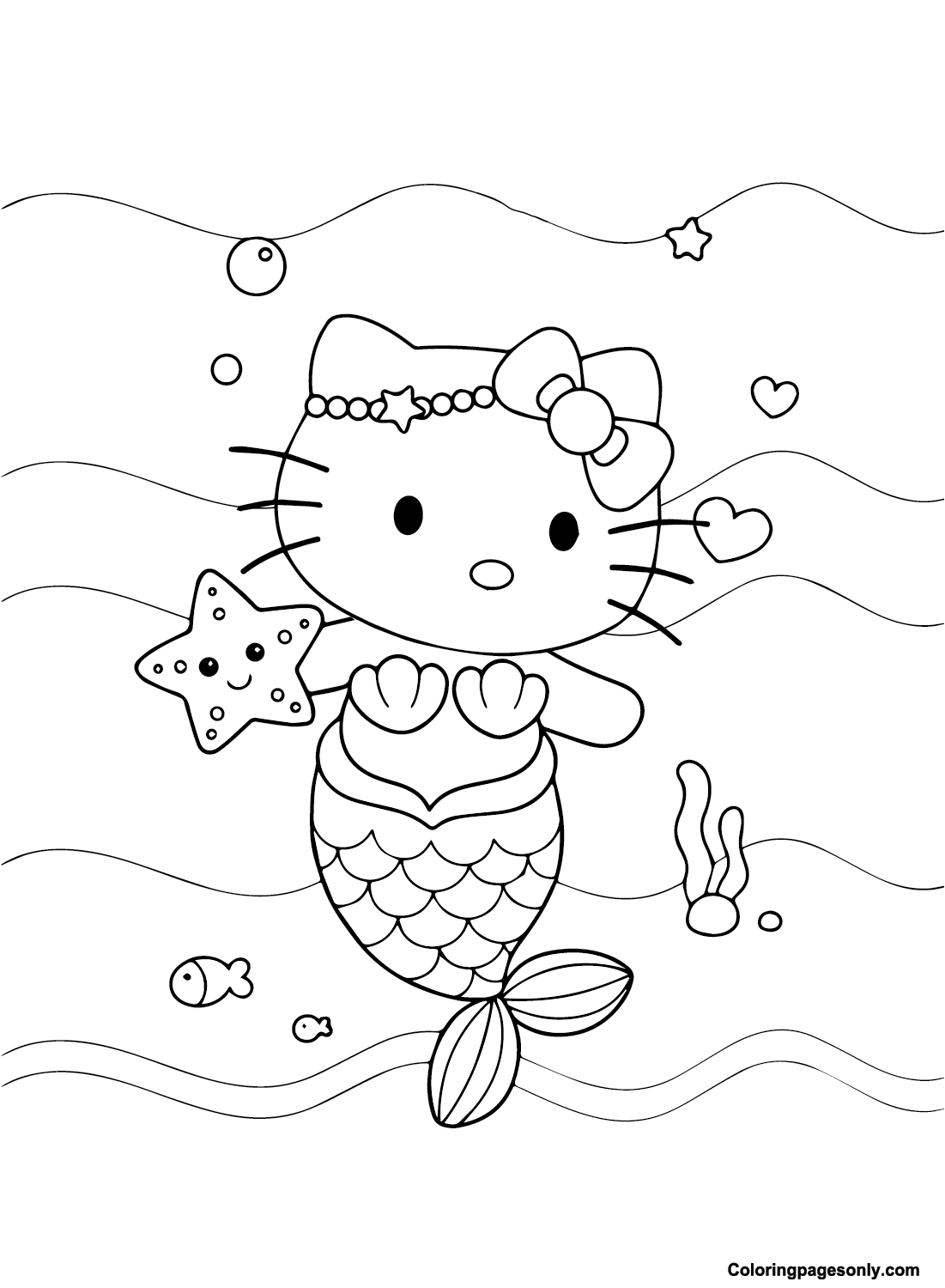 Libro de Hello Kitty Sirena de Hello Kitty Sirena