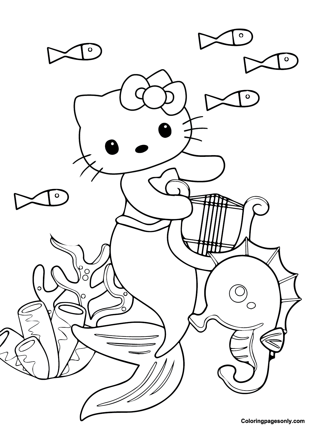 pictures-hello-kitty-mermaid-coloring-pages-hello-kitty-mermaid