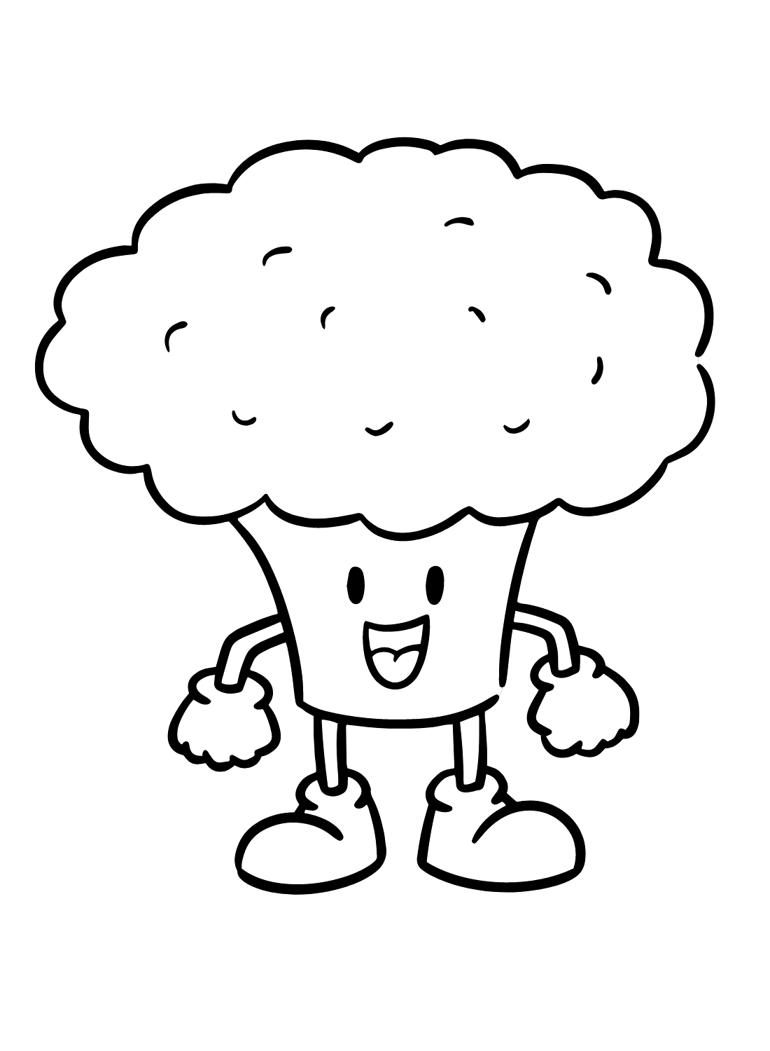 Afbeeldingen Broccoli Cartoon van Broccoli