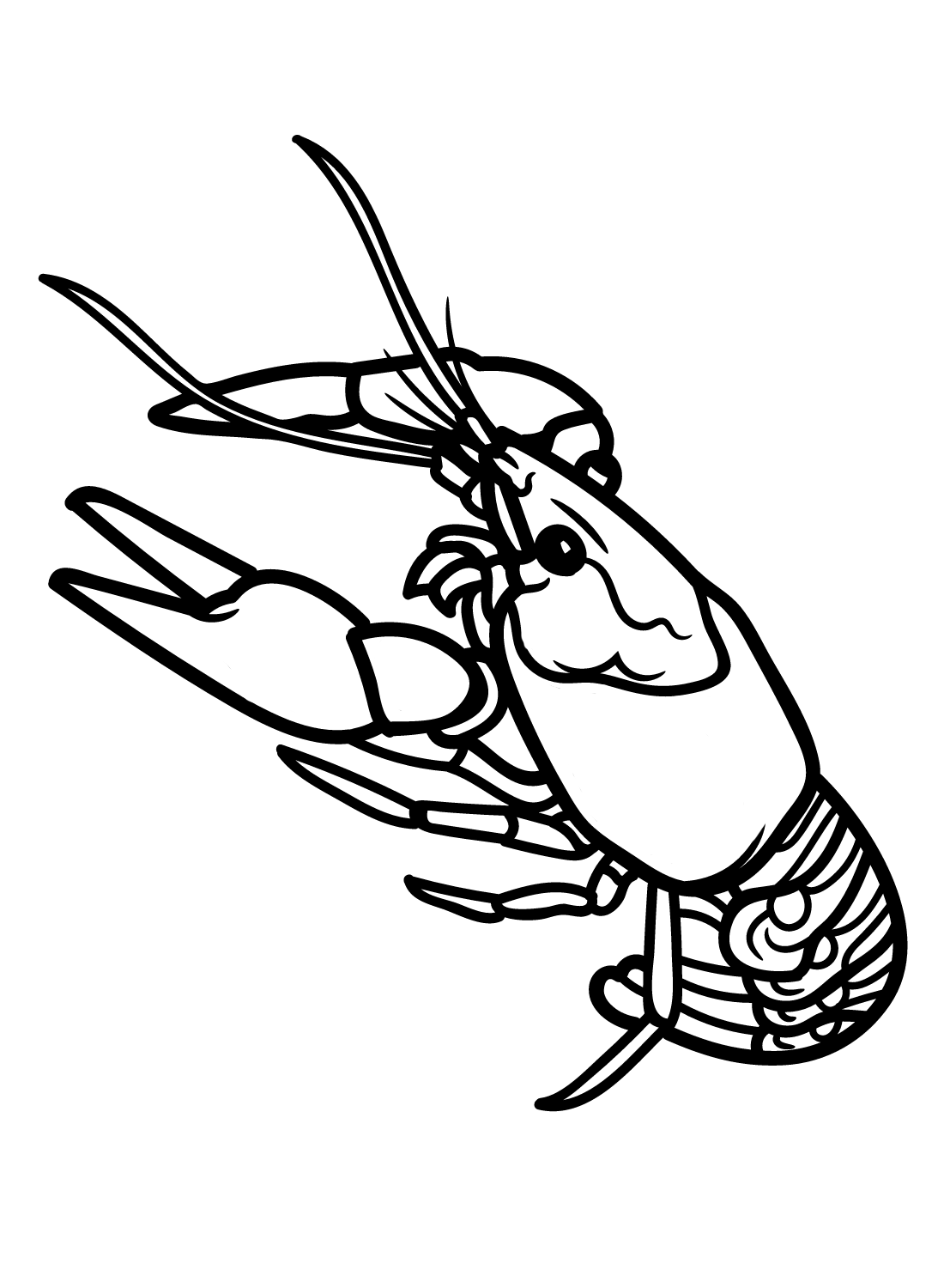 Images Crawfish Coloring Page