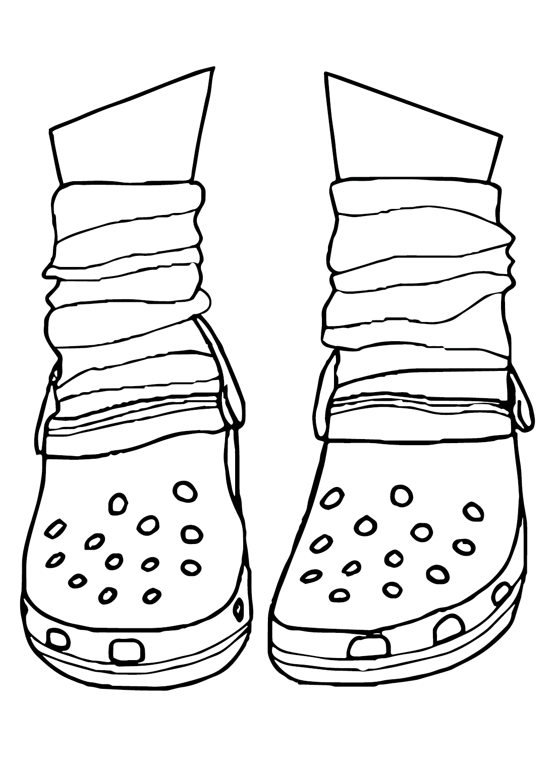Images Crocs Coloring Page