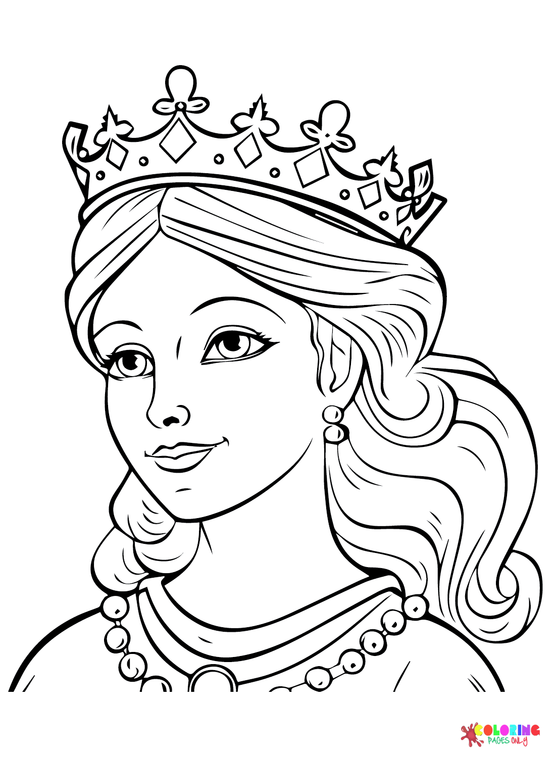 Images Queen Coloring Page
