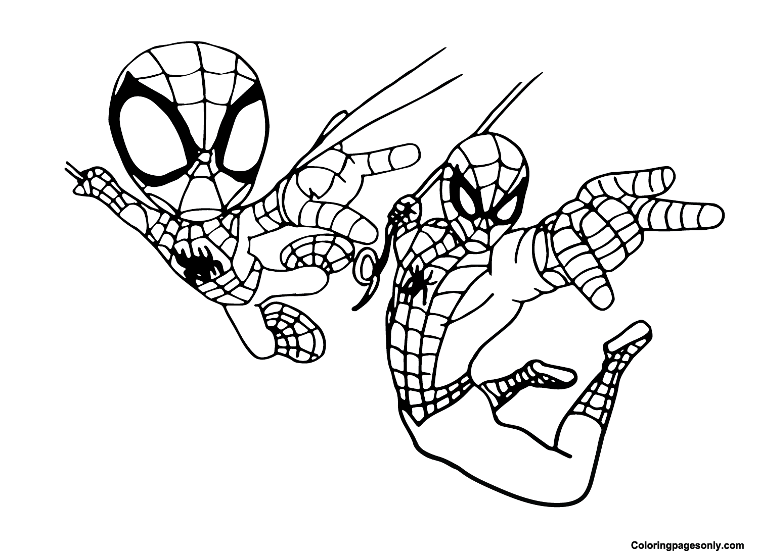 Images Spidey Coloring Page