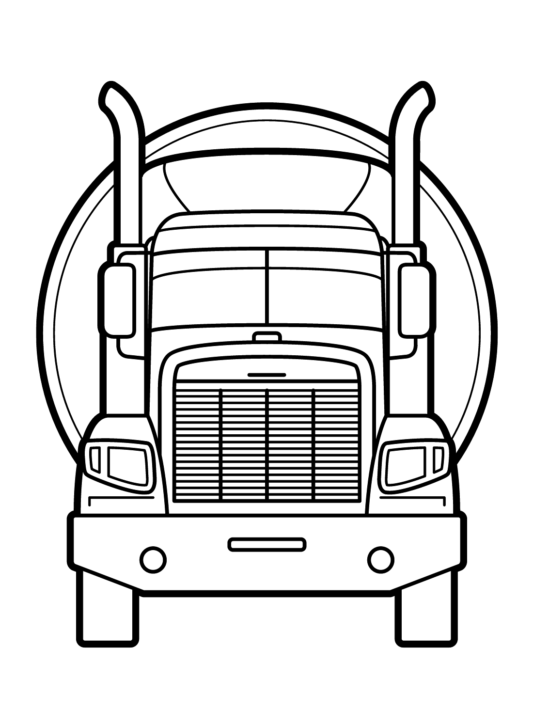 Images Tanker Truck Coloring Page