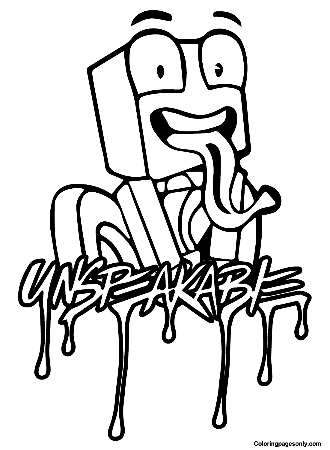 Images Unspeakable Coloring Page