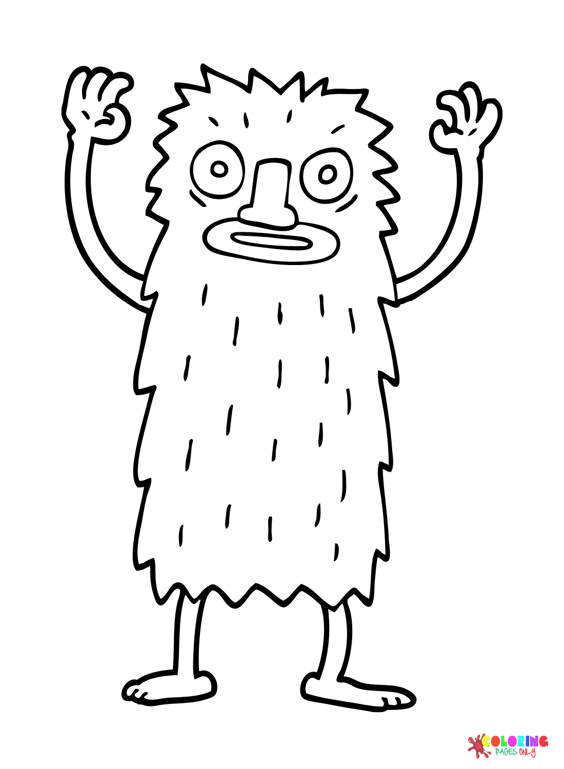 Images Yeti Coloring Page