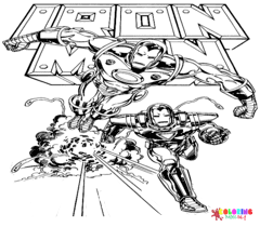 Iron man Coloring Pages