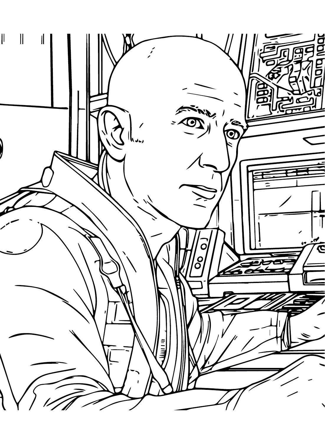 Jeff Bezos Pictures Coloring Page