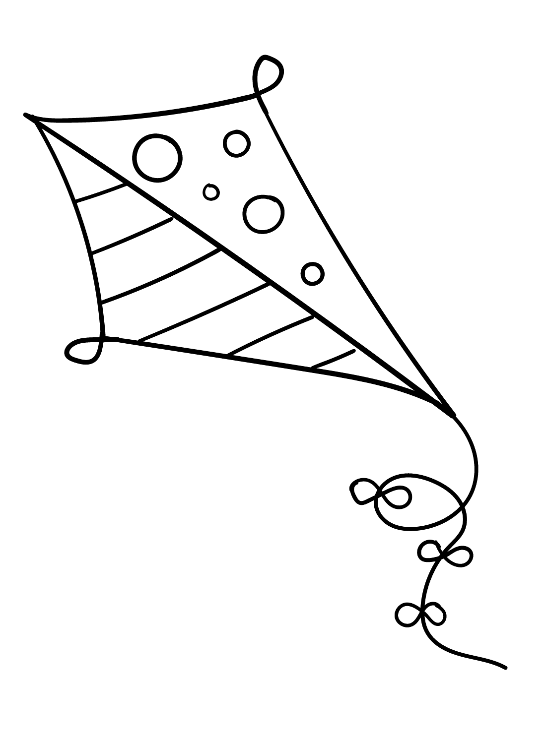 Kite Images Coloring Page