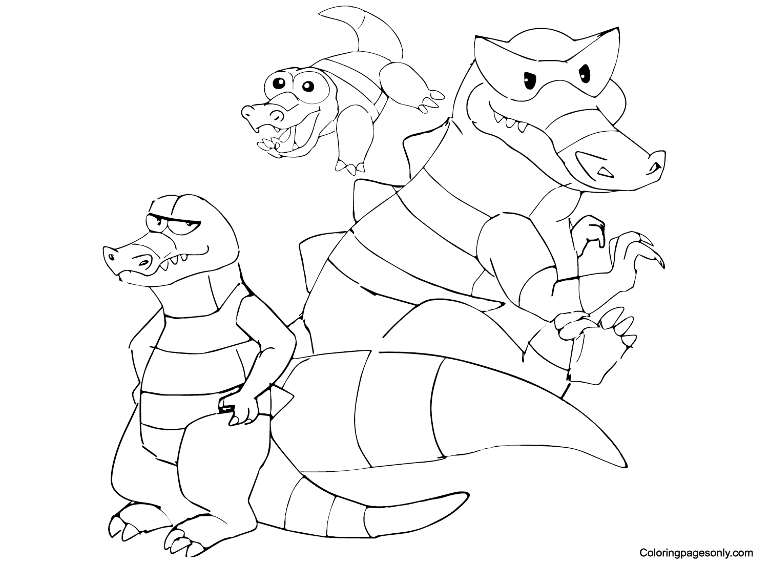 Krookodile Free Coloring Page