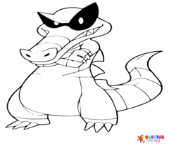 Krookodile Coloring Pages
