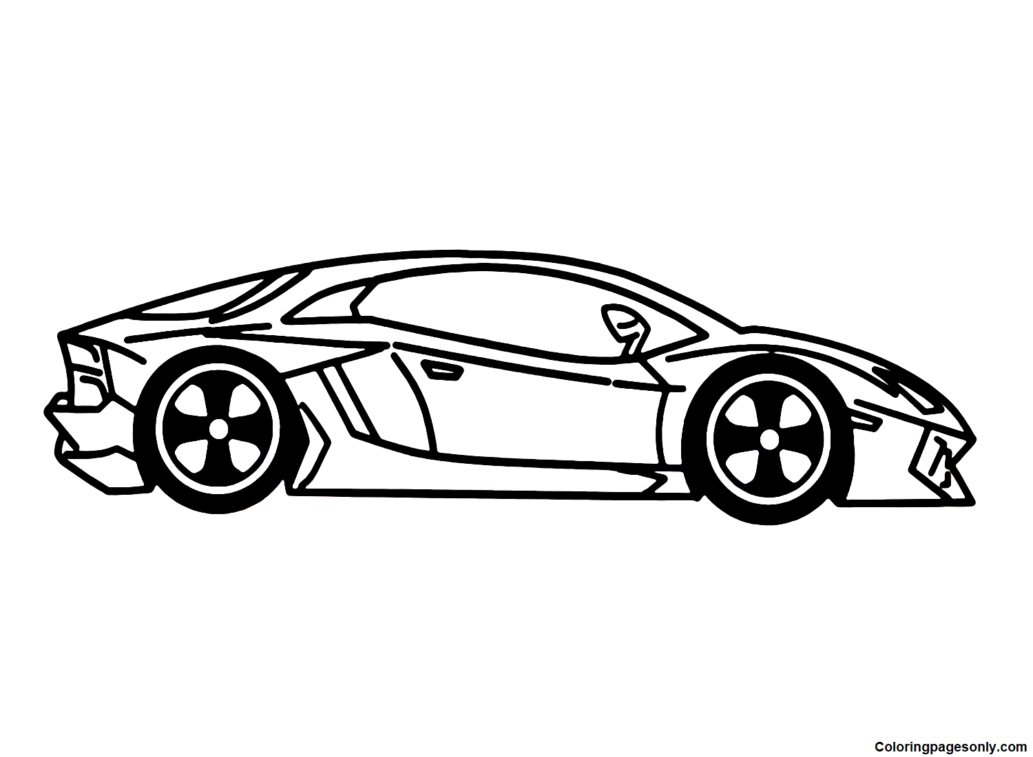 Lamborghini Free Coloring Pages - Lamborghini Coloring Pages - Páginas para  colorear para niños y adultos