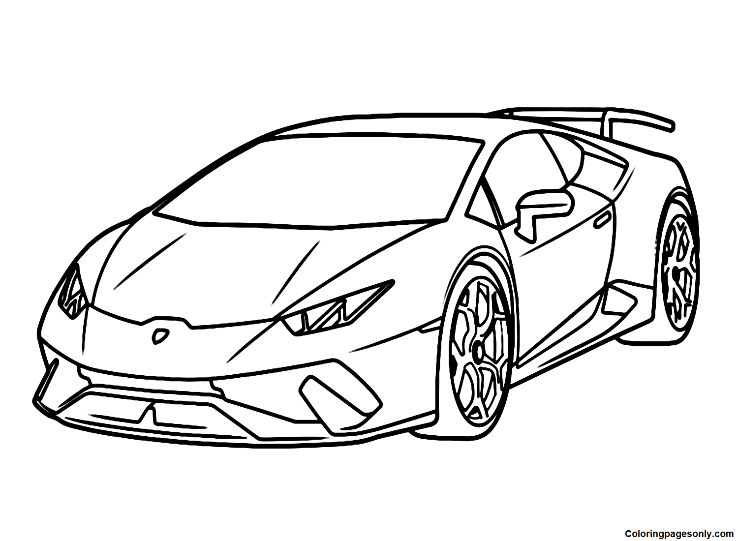 Lamborghini Coloring Pages Free Printable Coloring Pages