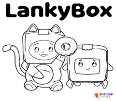 صفحات تلوين LankyBox