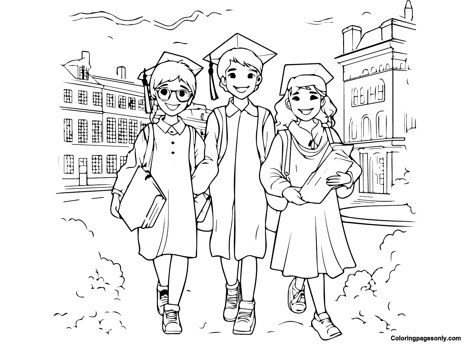 Last Day of School Printables Coloring Page