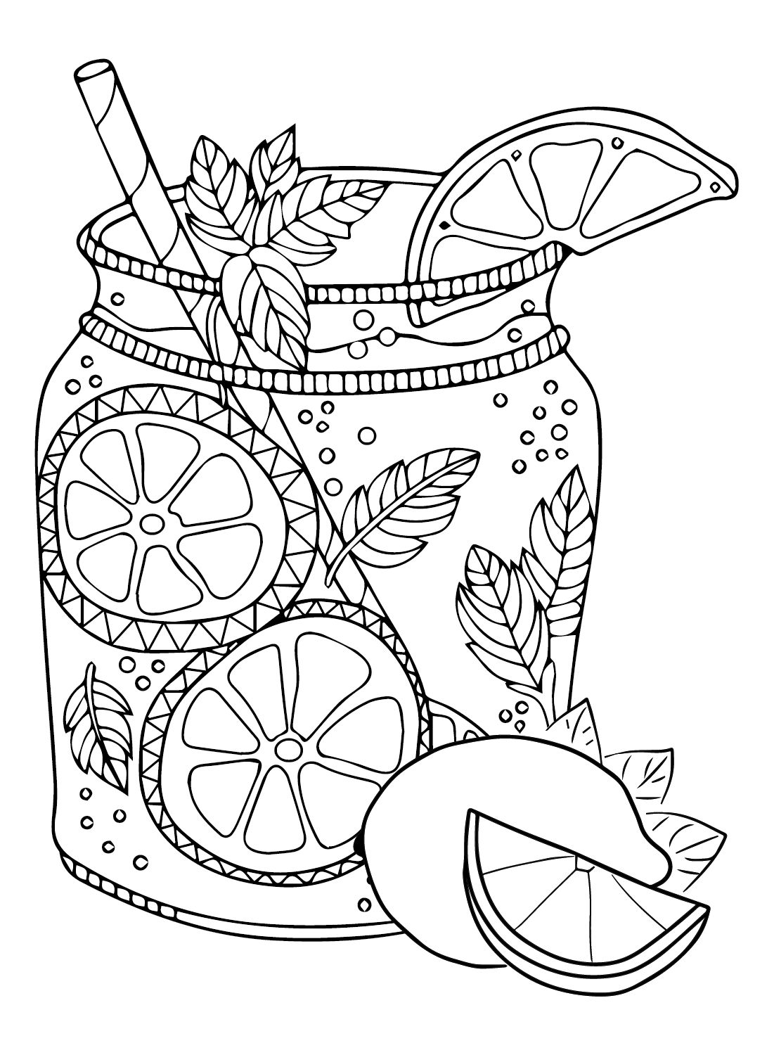 24 Free Printable Lemons Coloring Pages