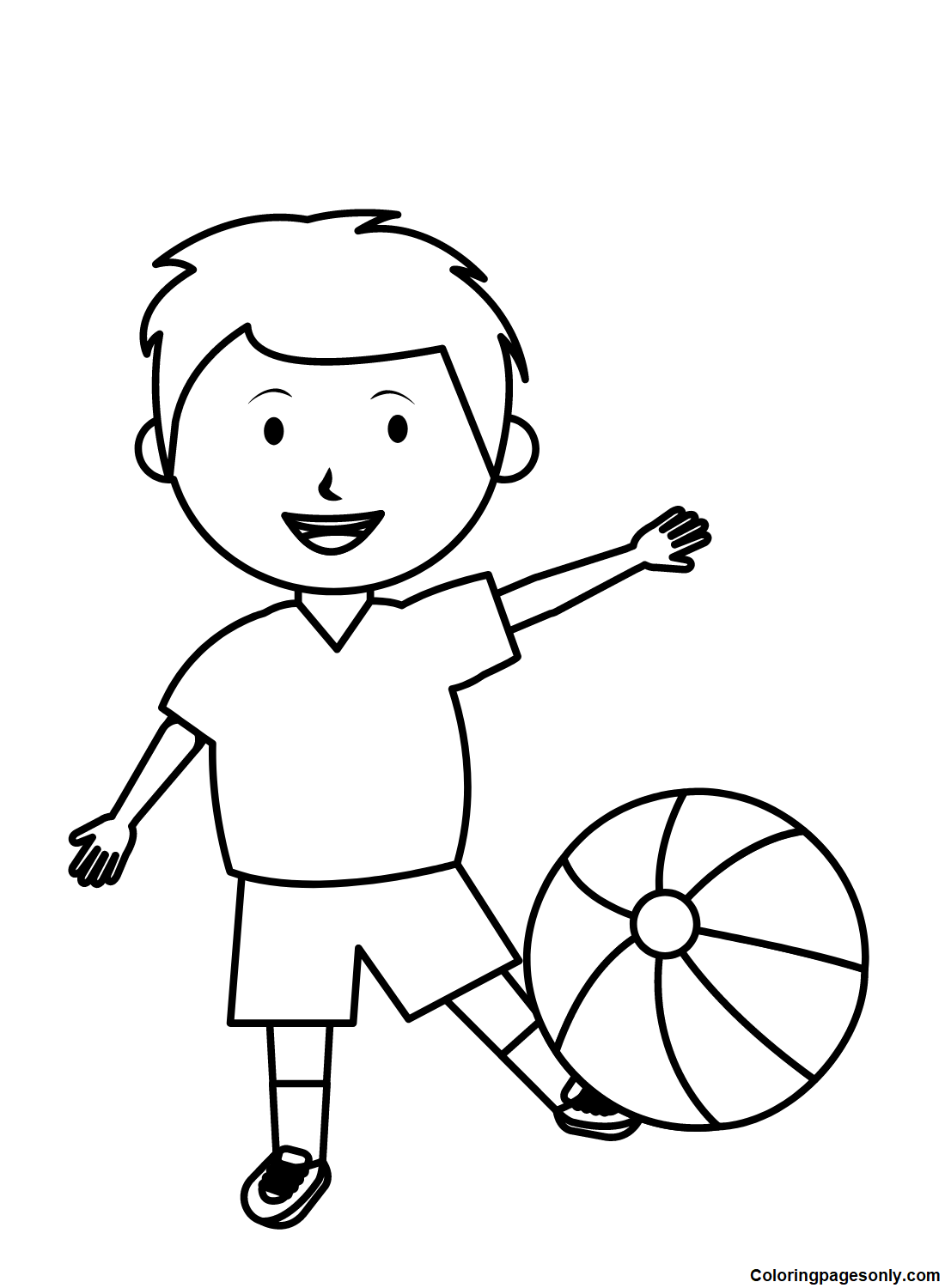 Маленький мальчик с воздушными шарами на пляже из «Мальчишеского»
