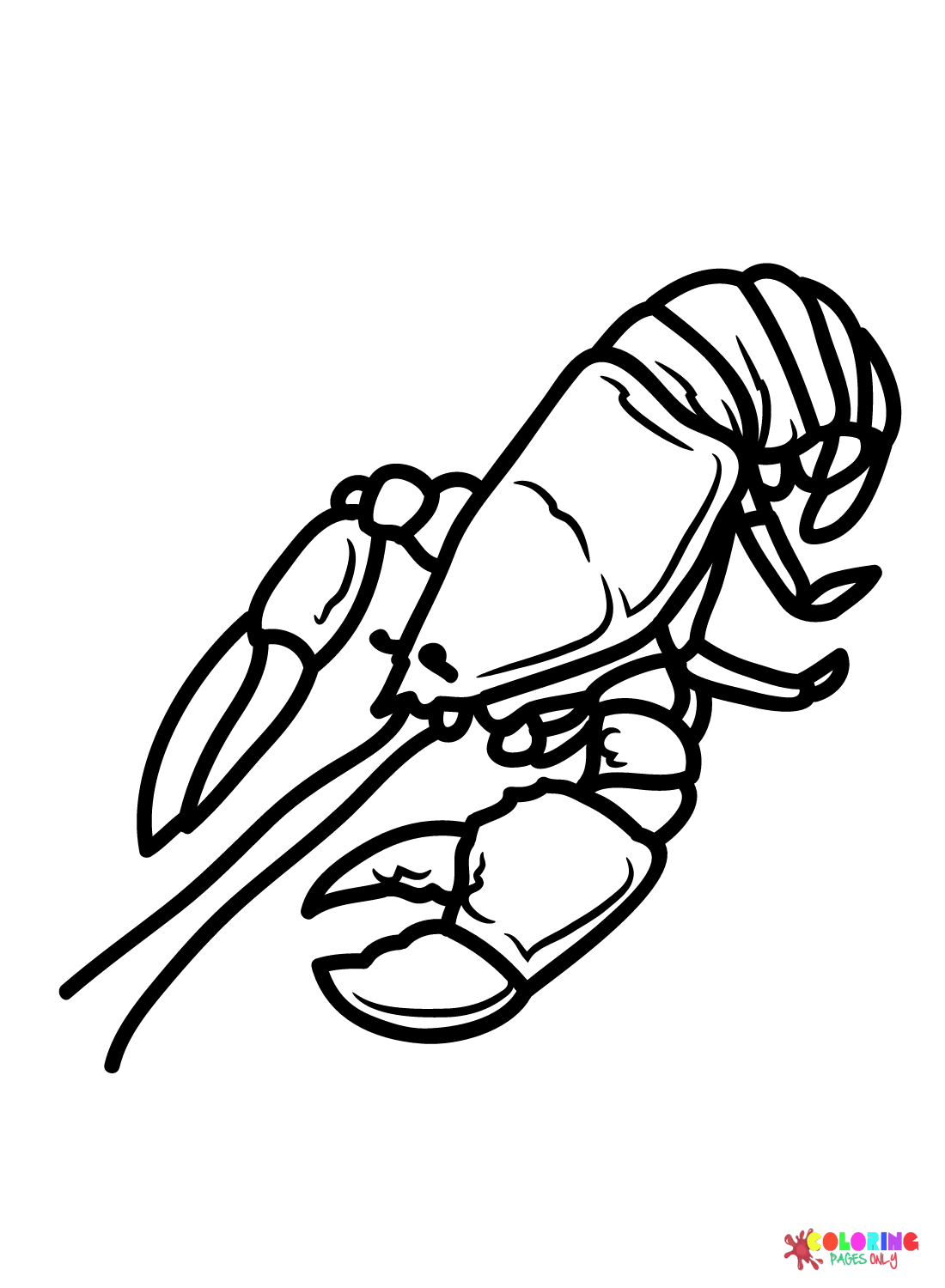 Lobster Images Coloring Page