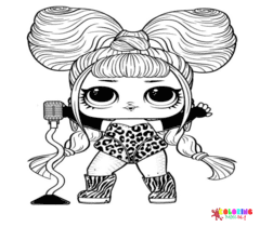 Lol Surprise Doll Coloring Pages